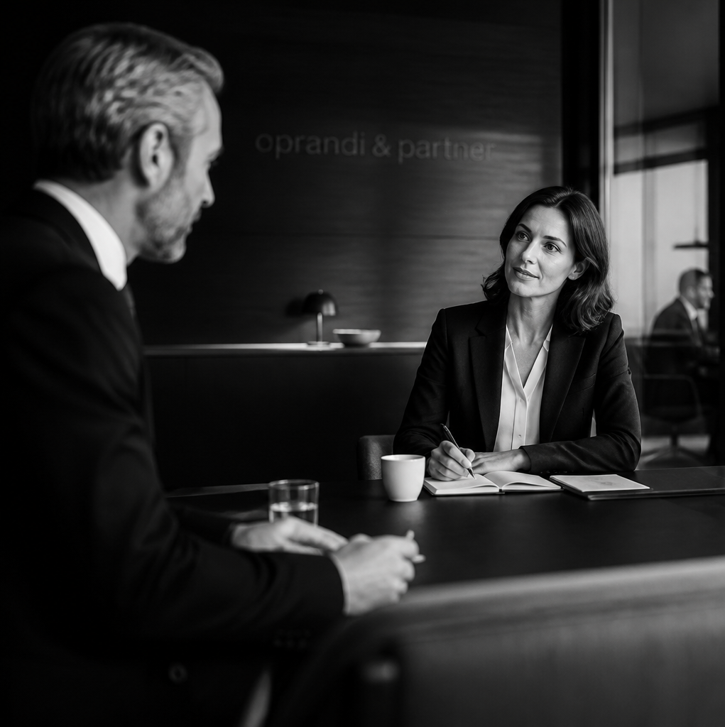 oprandi & partner — Beratung im Gespräch